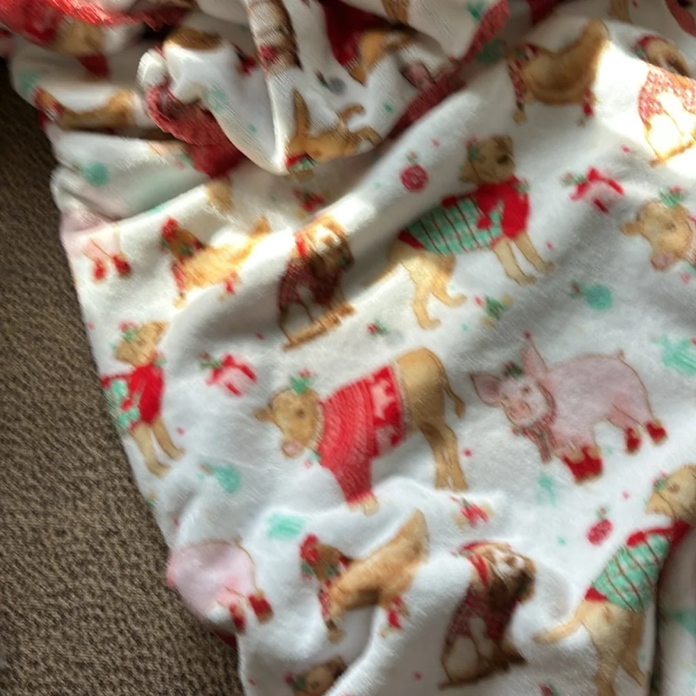 Holiday Velvet Plush Throw